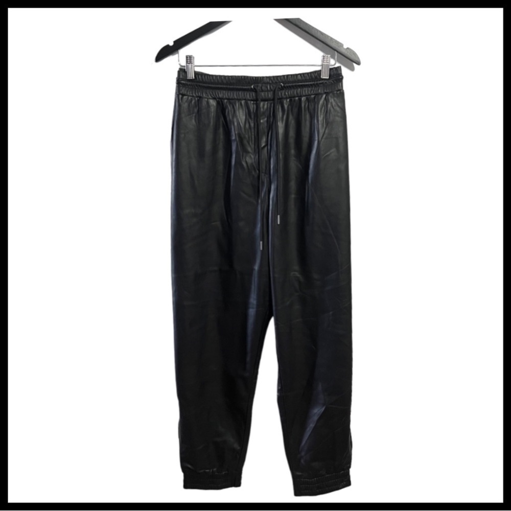 ADDITION ELLE NWT Pleather Jogger